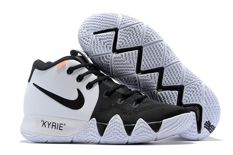 Off-white Nike Kyrie 4 Black White Shoes